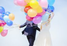 ballons d’hélium mariage