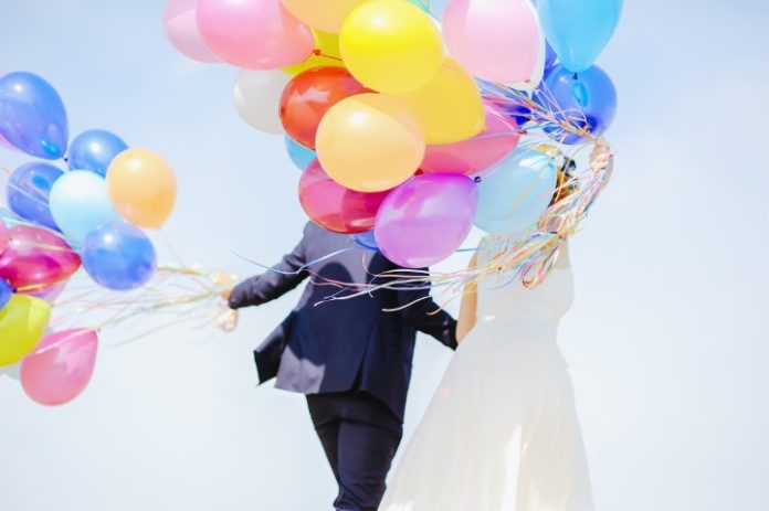 ballons d’hélium mariage
