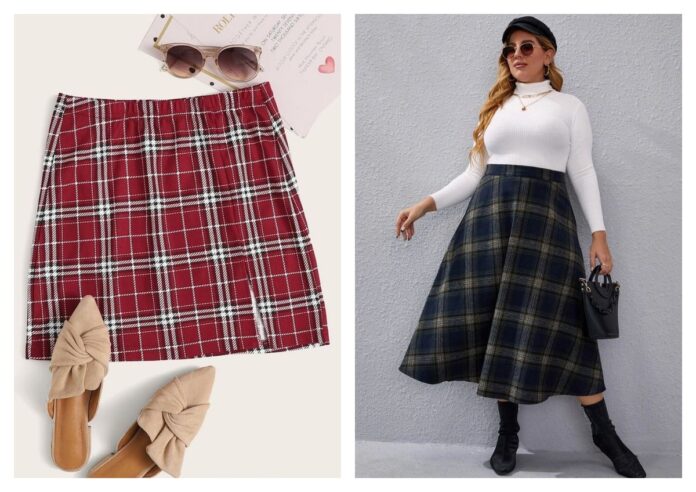 Bien porter la jupe écossaise grande taille  astuces et idées tenues