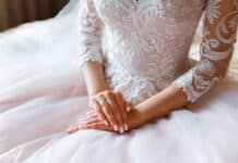robe de mariée dentelle manches longues